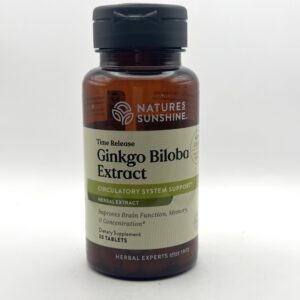 Nature's Sunshine - Ginkgo Biloba Extract - 30 Tablets