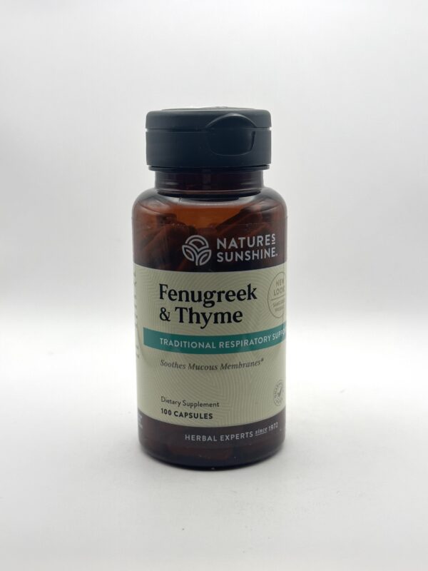 Nature's Sunshine - Fenugreek & Thyme - 100 Capsules