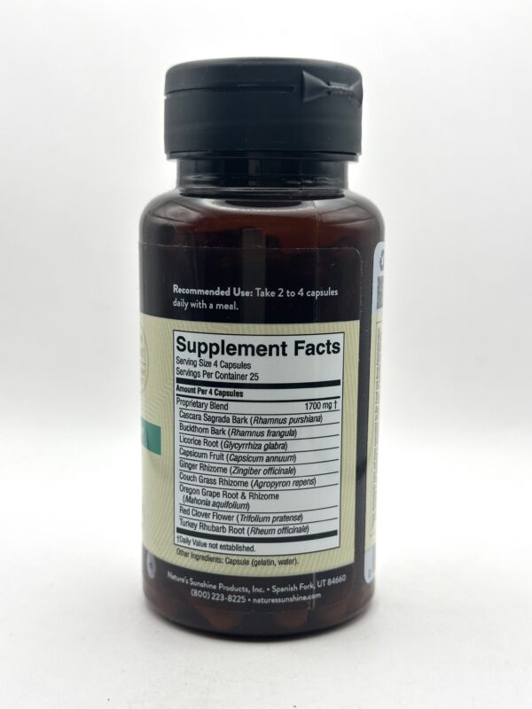 Nature's Sunshine - Lower Bowel Stimulator - 100 Capsules - Image 2