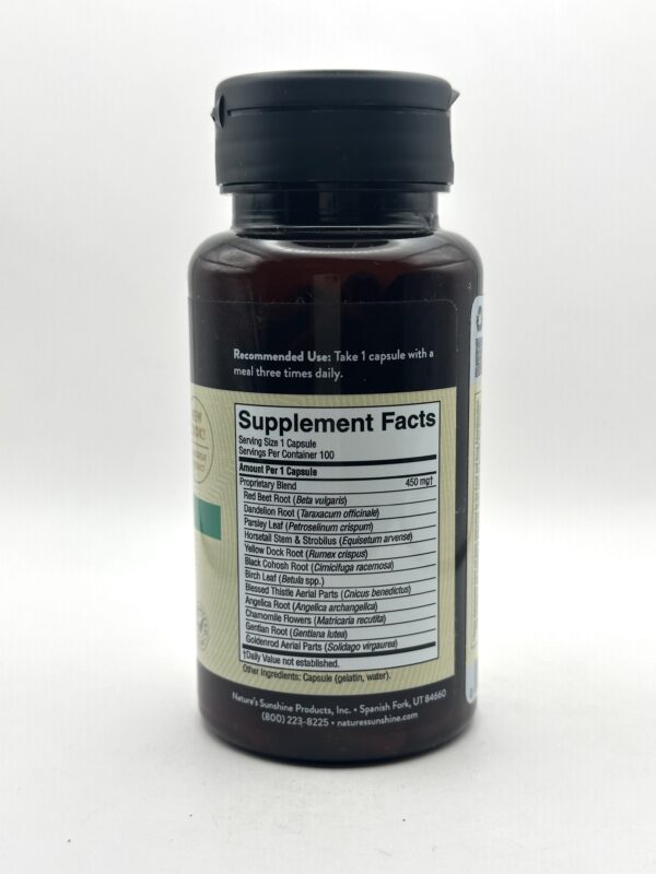 Nature's Sunshine - Liver Cleanse Formula - 100 Capsules - Image 2