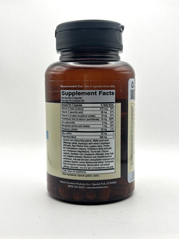 Nature's Sunshine - Master Gland Formula - 120 Capsules - Image 2