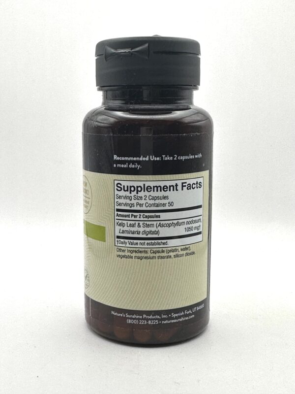 Nature's Sunshine - Kelp - 100 Capsules - Image 2