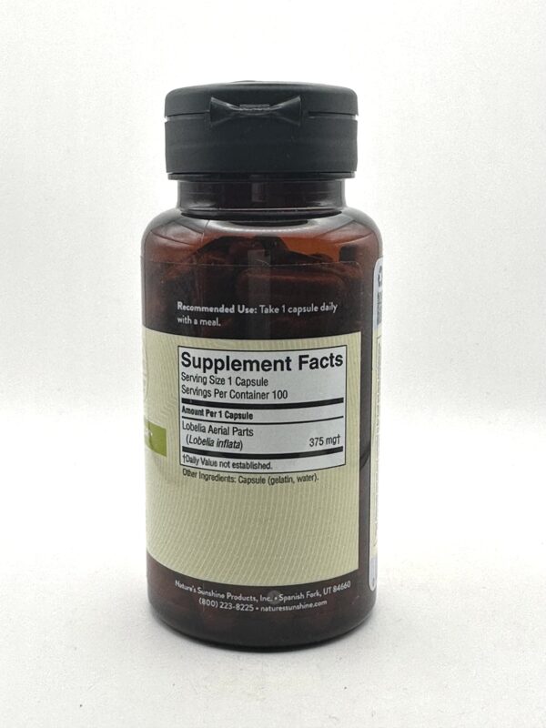 Nature's Sunshine - Lobelia - 100 Capsules - Image 2