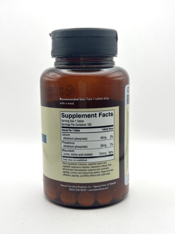 Nature's Sunshine - Magnesium - 180 Tablets - Image 2