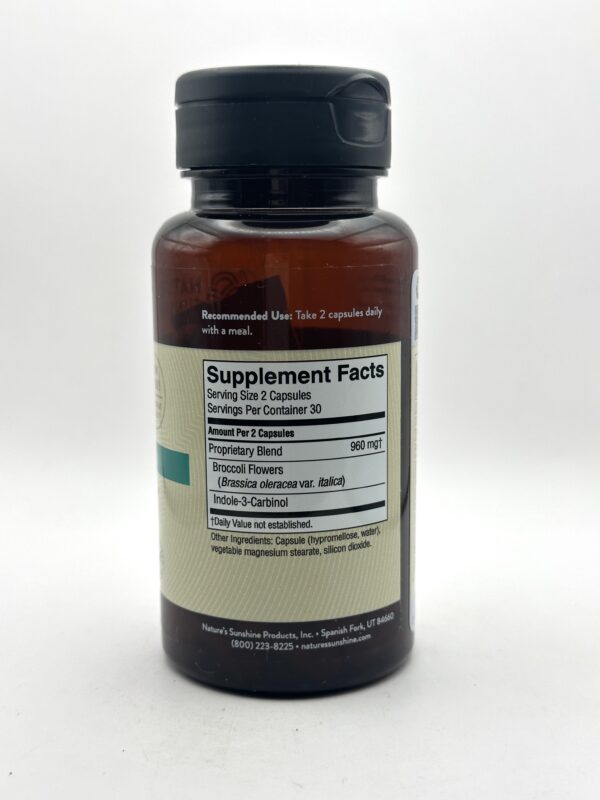 Nature's Sunshine - Indole 3 Carbinol - 60 Capsules - Image 2
