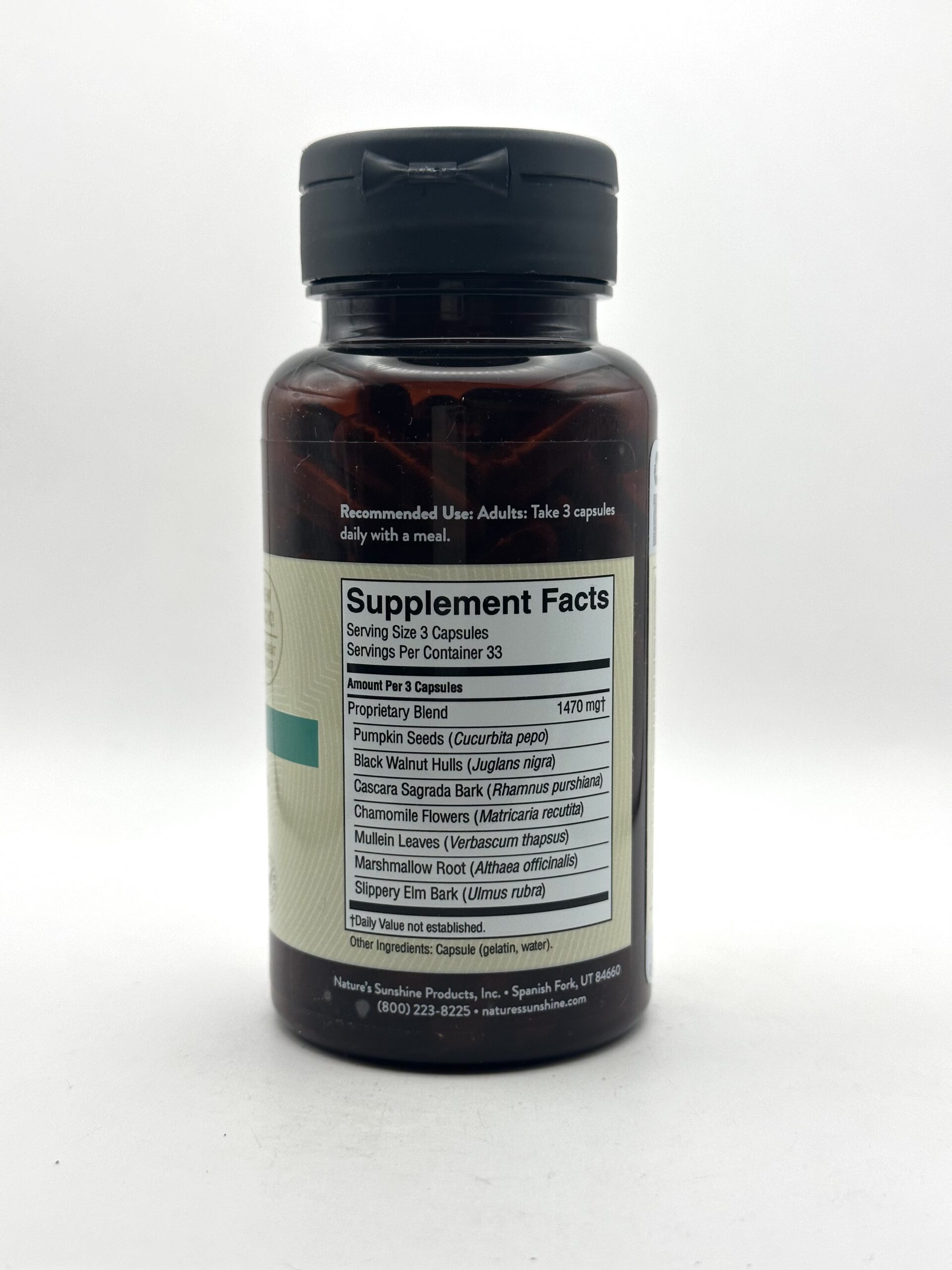 Nature's Sunshine Herbal Pumpkin 100 Capsules G&W Herbs