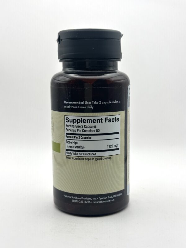 Nature's Sunshine - Rose Hips - 100 Capsules - Image 2