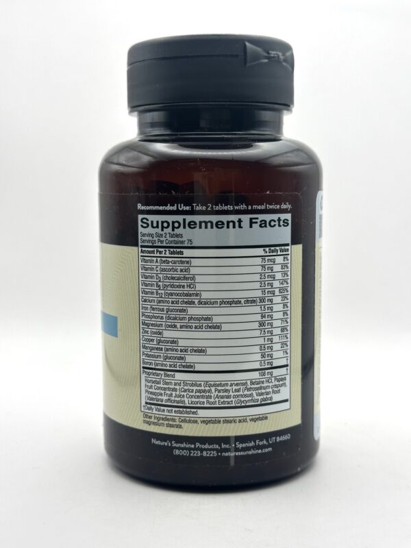 Nature's Sunshine - Skeletal Strength - 150 Tablets - Image 2