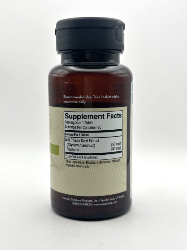 Nature's Sunshine - Milk Thistle T/R - 60 Tablets - Image 2