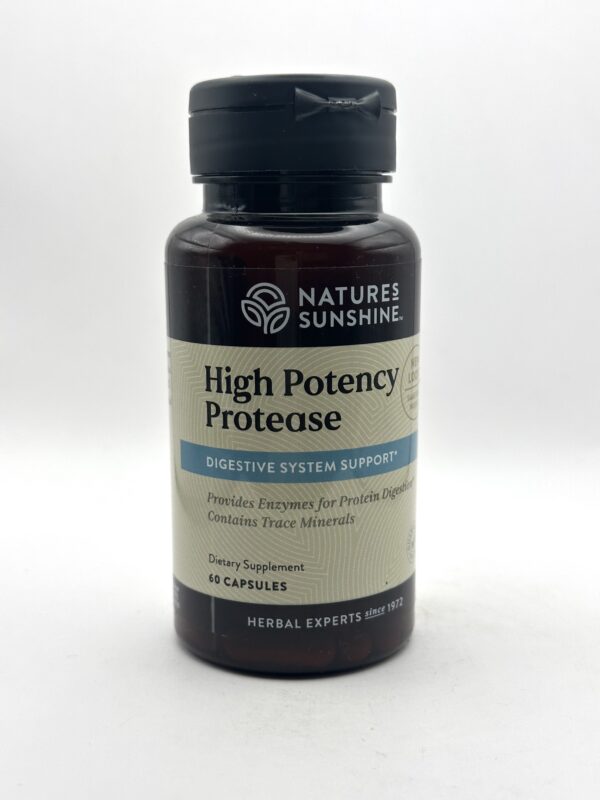 Nature's Sunshine - Protease, High Potency - 60 Capsules