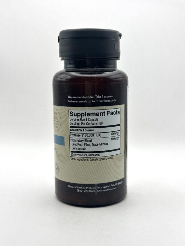 Nature's Sunshine - Protease, High Potency - 60 Capsules - Image 2