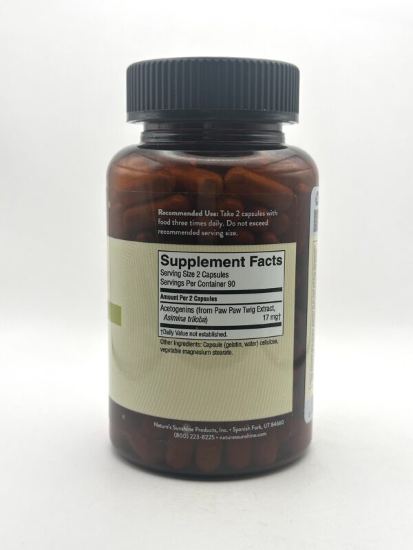 Nature's Sunshine - Paw Paw - 180 Capsules - Image 2
