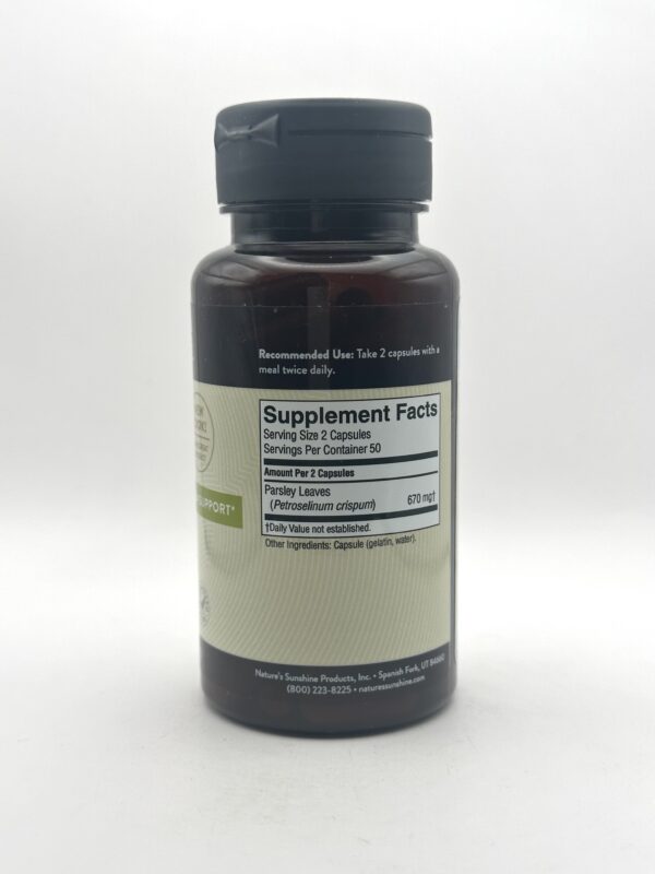 Nature's Sunshine - Parsley - 100 Capsules - Image 2