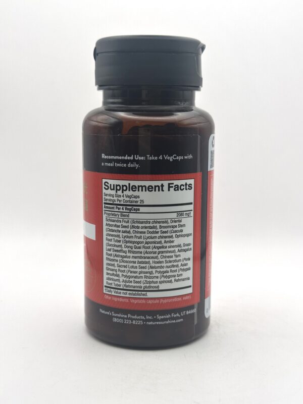 Nature's Sunshine - Nervous Fatigue, Chinese - 100 Capsules - Image 2