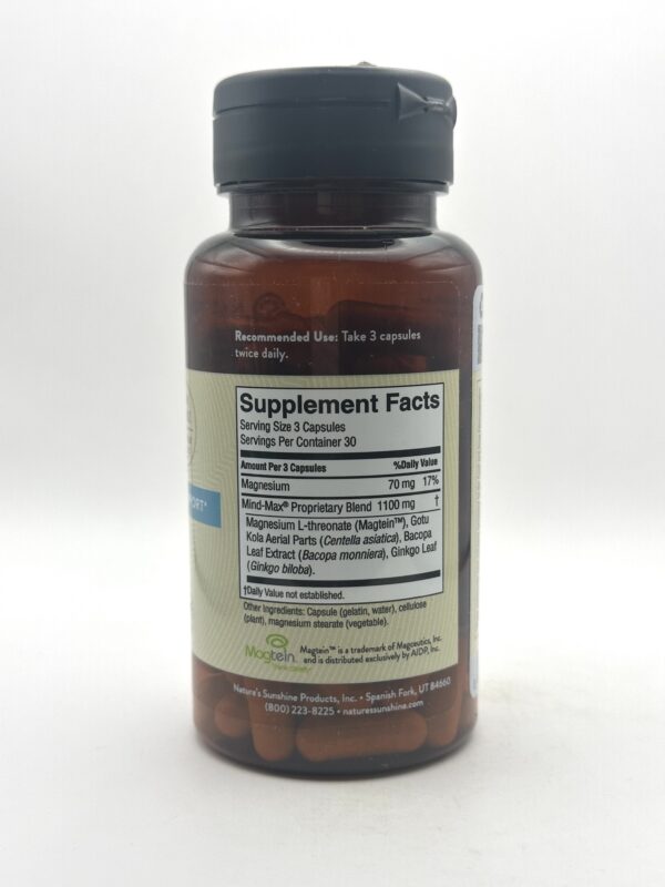 Nature's Sunshine - Mind-Max  - 90 Capsules - Image 2