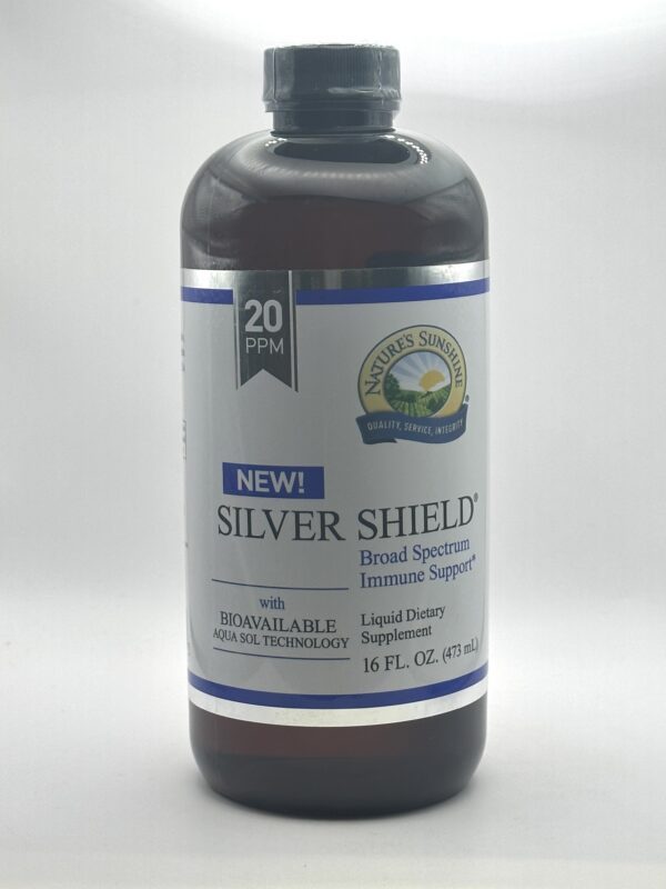 Nature's Sunshine - Silver Shield w/Aqua Sol - 20 PPM - 6 & 16 fl. oz.