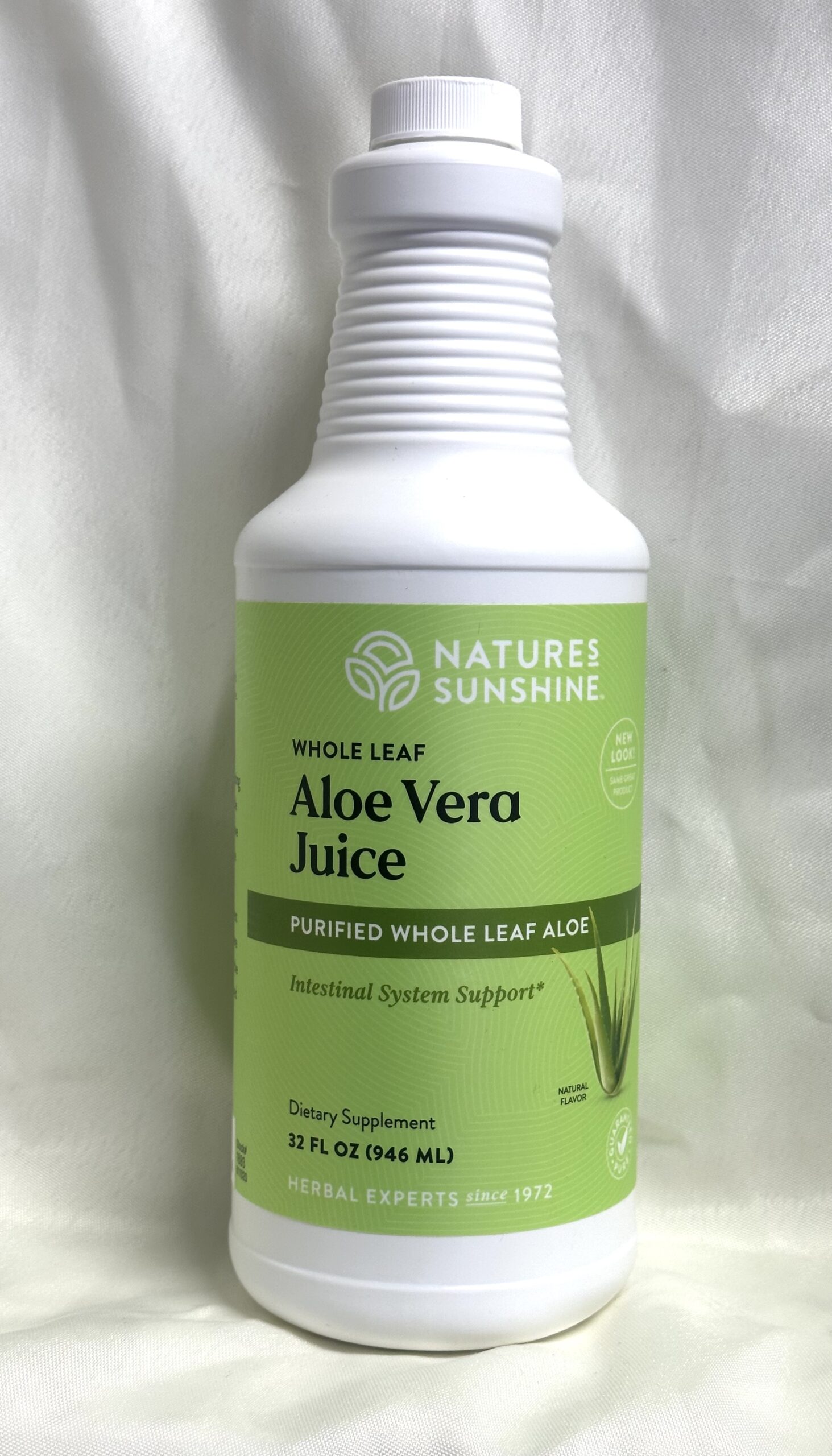 Nature's Sunshine Whole Leaf, Aloe Vera Juice 32 fl. oz. G&W Herbs