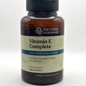 Nature's Sunshine - Vitamin E Complete w/Selenium - 60 & 200 Softgels