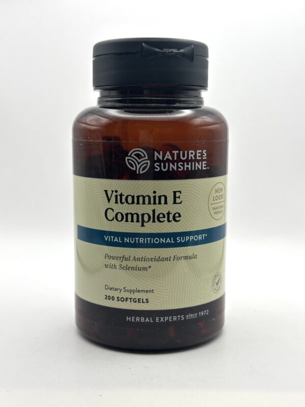 Nature's Sunshine - Vitamin E Complete w/Selenium - 60 & 200 Softgels