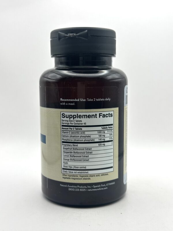Nature's Sunshine - Vit. C, Citrus Bioflavonoids - 90 Tablets - Image 2