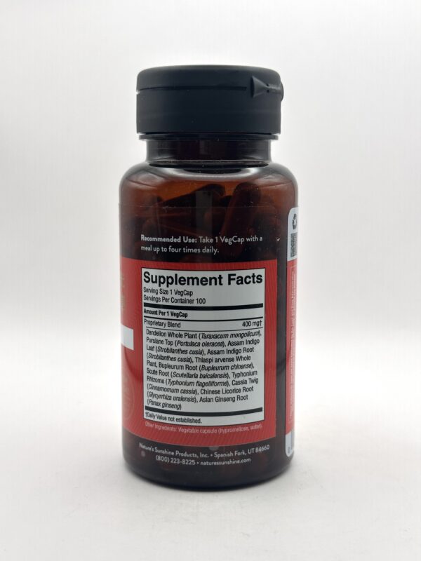 Nature's Sunshine - VS-C, Chinese - 100 Capsules - Image 2