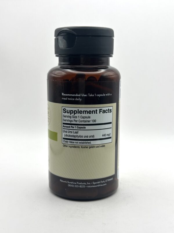 Nature's Sunshine - Uva Ursi - 100 Capsules - Image 2