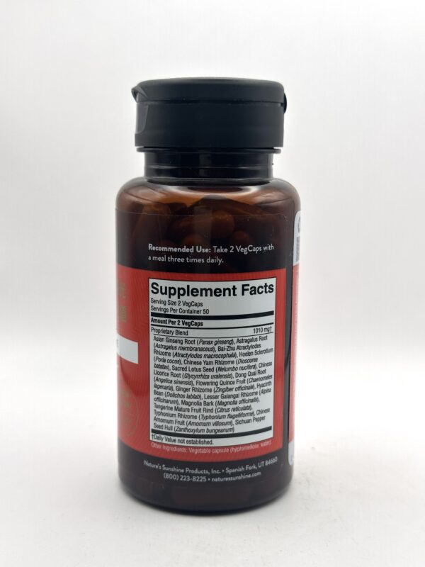 Nature's Sunshine - Spleen Activator, Chinese - 100 Capsules - Image 2