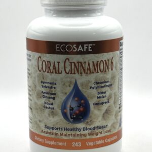 EcoSafe - Coral Cinnamon 6 - 243 Capsules (1/2 price EXP 6/2024) (Discontinued Item)