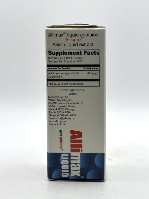 Allimax - Allimax Liquid - 100% Allicin - 1/3 fl. oz. - Image 2
