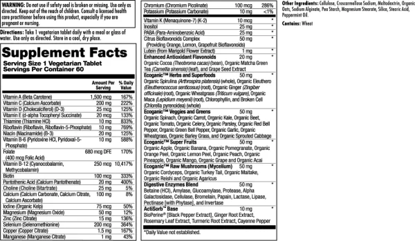Kal - Enhanced Energy, Iron Free - 90 & 180 Tablets - Image 2