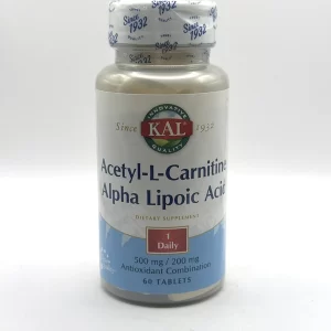 Kal - Acetyl L-Carnitine + ALA - 60 Tablets