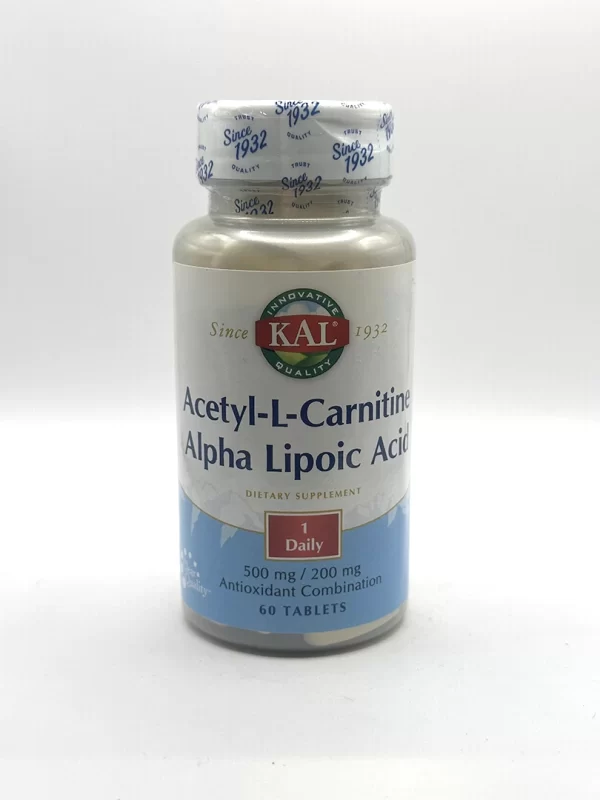 Kal - Acetyl L-Carnitine + ALA - 60 Tablets