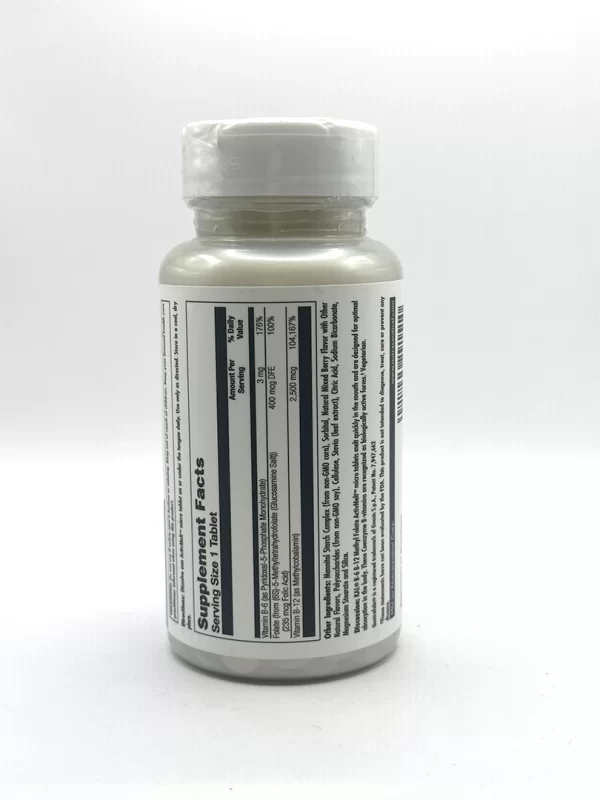Kal - Vit. B-6, B-12, Methyl Folate - 60 Lozenges - Image 2