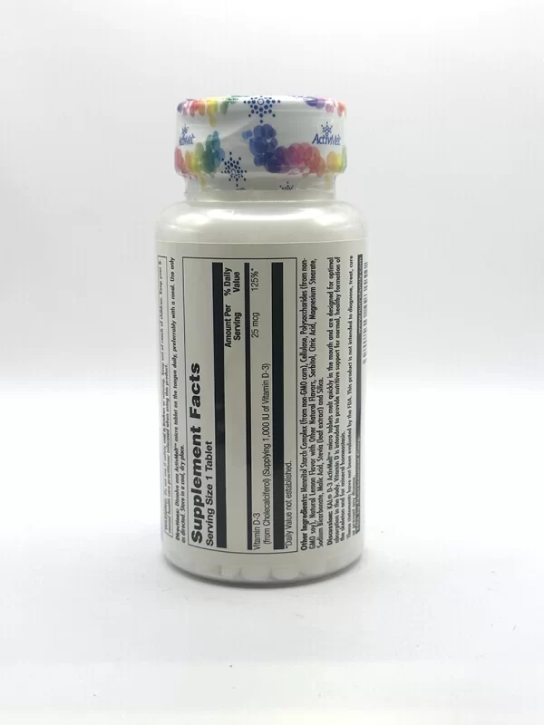 Kal - Vit. D3, 1000 IU - 100 Lozenges (lemon Meringue) - Image 2