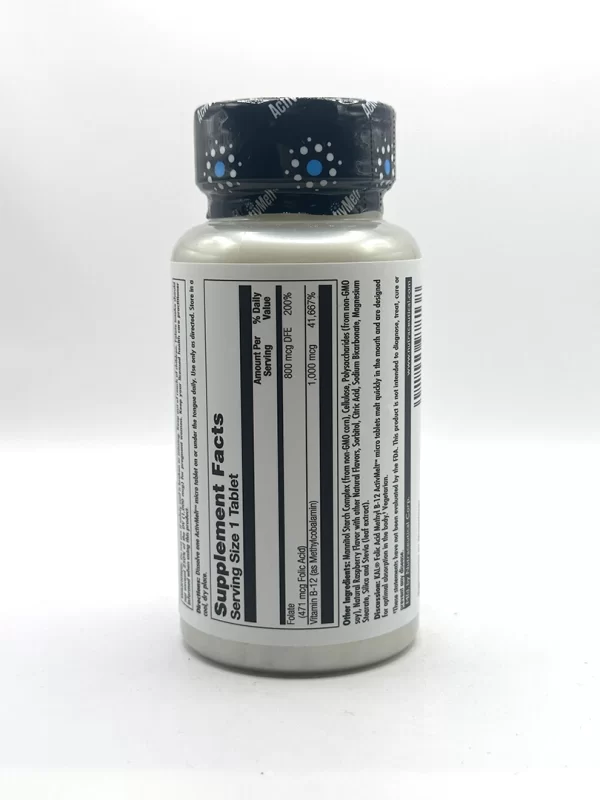 Kal - Folic Acid, Methyl B-12 - 60 ActivMelt Lozenges - Image 2