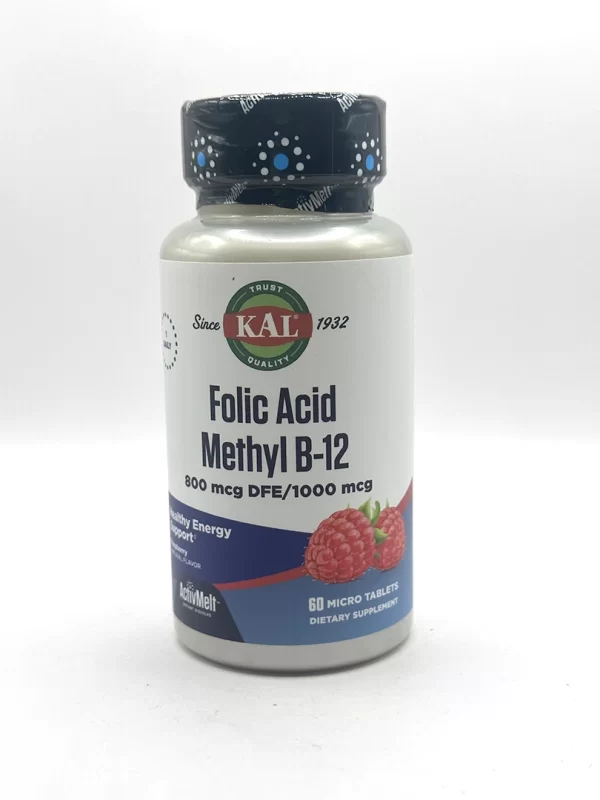 Kal - Folic Acid, Methyl B-12 - 60 ActivMelt Lozenges