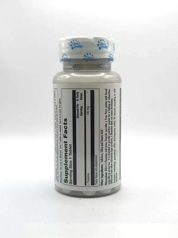 Kal - L-Theanine - 30 Tablets - Image 2