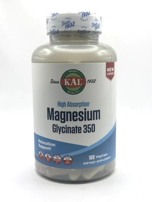 Kal - Magnesium Glycinate 350 (HA) - 160 Capsules