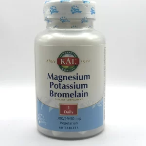 Kal - Magnesium, Potassium, Bromelain - 60 Tablets