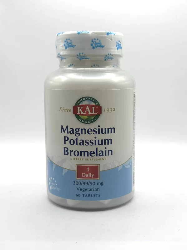 Kal - Magnesium, Potassium, Bromelain - 60 Tablets