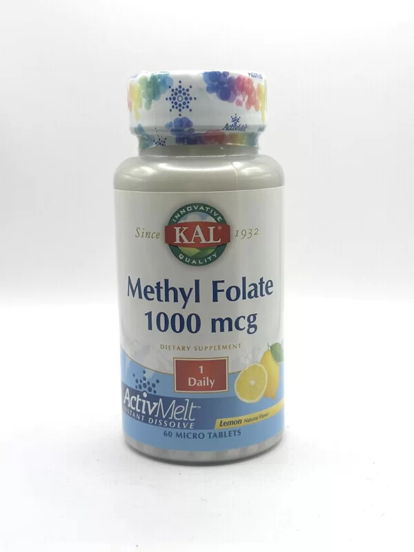 Kal - Methyl Folate, 800mcg - 90 Tablets