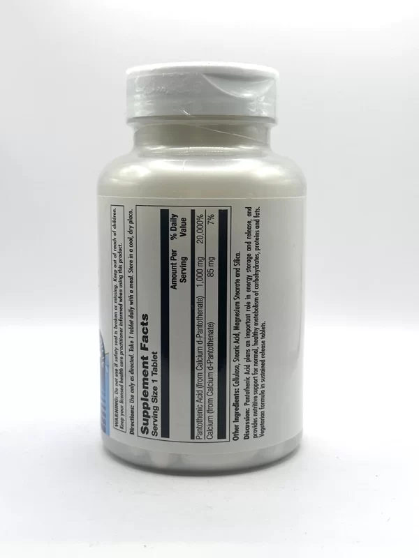 Kal - Pantothenic Acid - 100 Tablets - Image 2