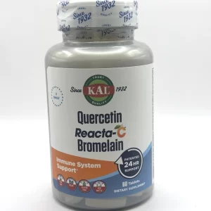 Kal - Quercetin, Reacta-C, Bromelain - 60 Tablets