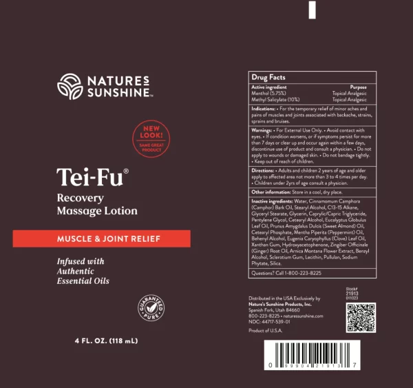 Nature's Sunshine - Tei Fu Lotion - 4 oz. - Image 2