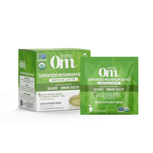 OM Mushroom - Mushroom Matcha Latte Blend (Organic)