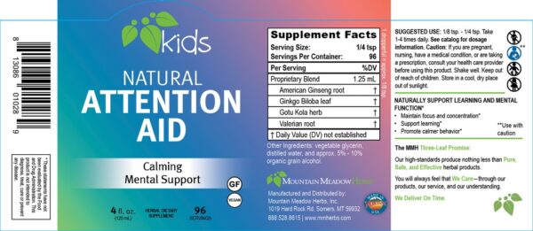 Mountain Meadow Herbs - Natural Attention Aid - Image 2