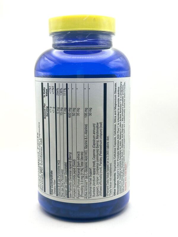 Nature's Life - Prostate Maintain 600+ - Image 2