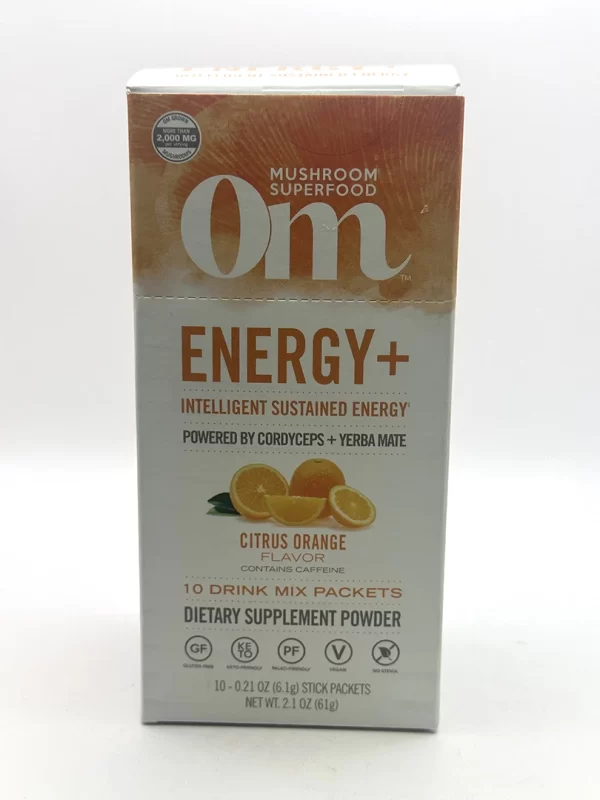 OM Mushroom - Mushroom Energy + (Citrus Orange) Organic - Image 5
