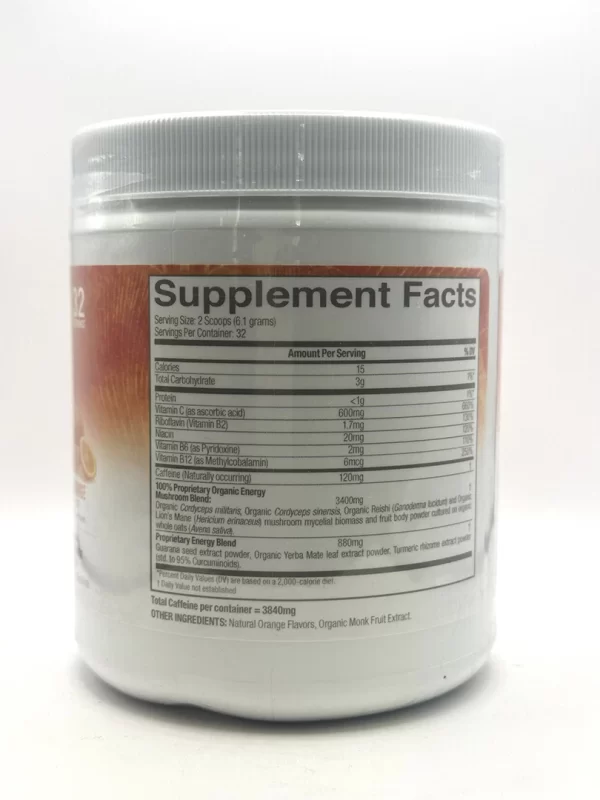 OM Mushroom - Mushroom Energy + (Citrus Orange) Organic - Image 4