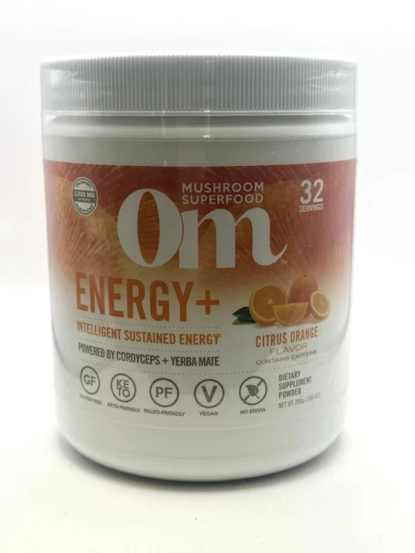 OM Mushroom - Mushroom Energy + (Citrus Orange) Organic - Image 3